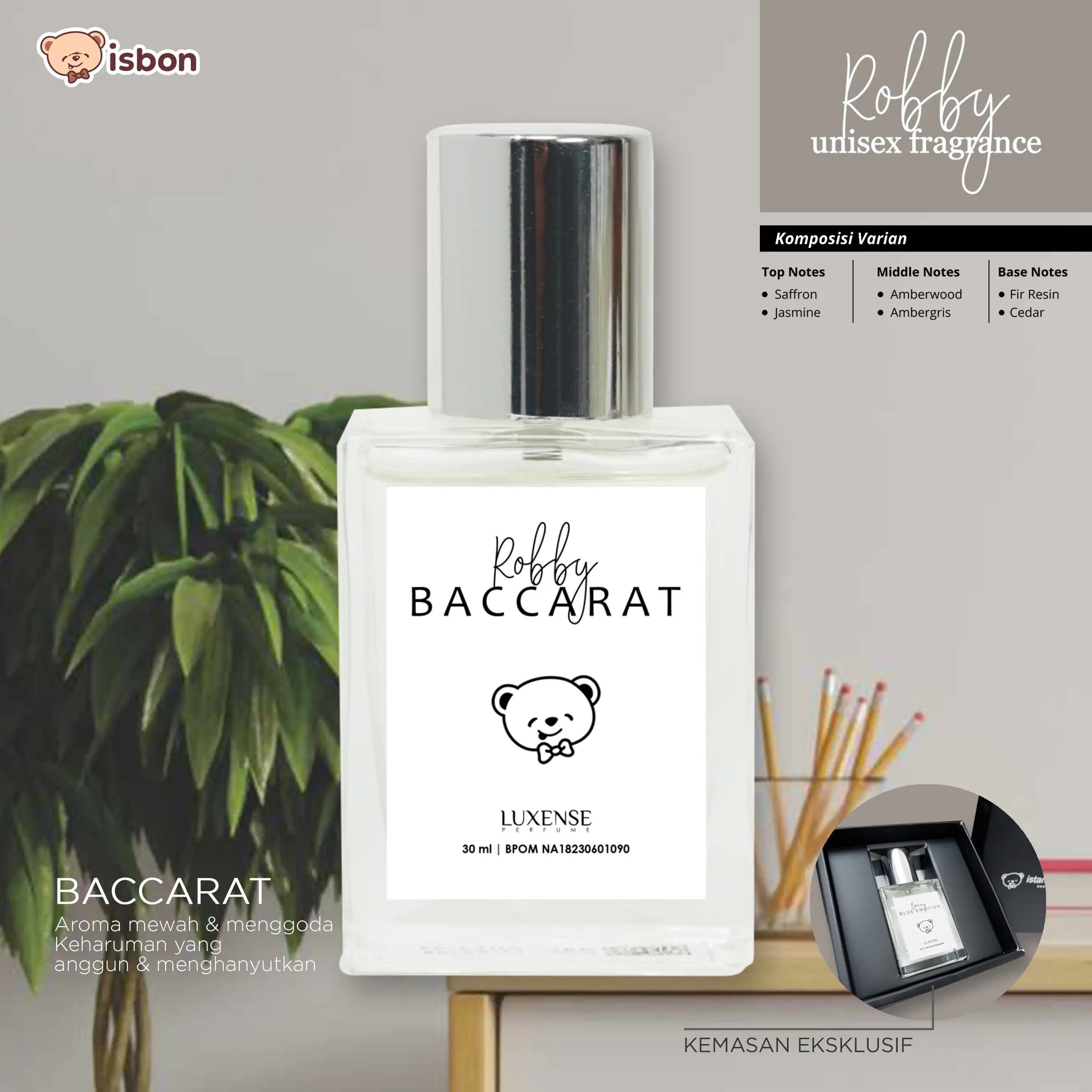 ISTANA BONEKA Parfum BACCARAT Minyak Wangi Tahan Lama parfume