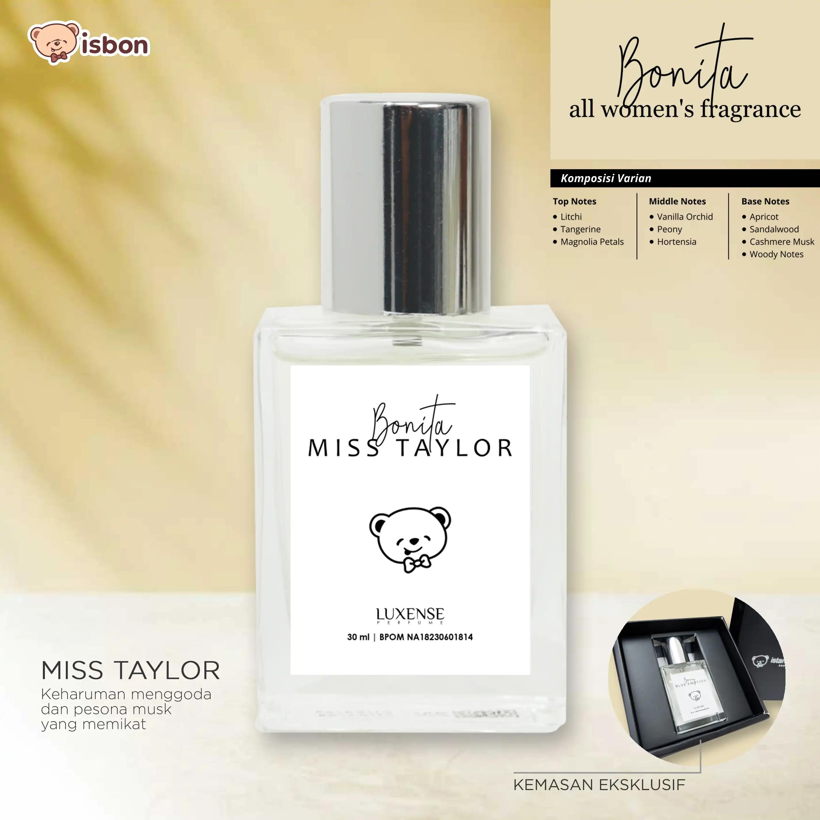 ISTANA BONEKA Parfum MISS TAYLOR Minyak Wangi parfume