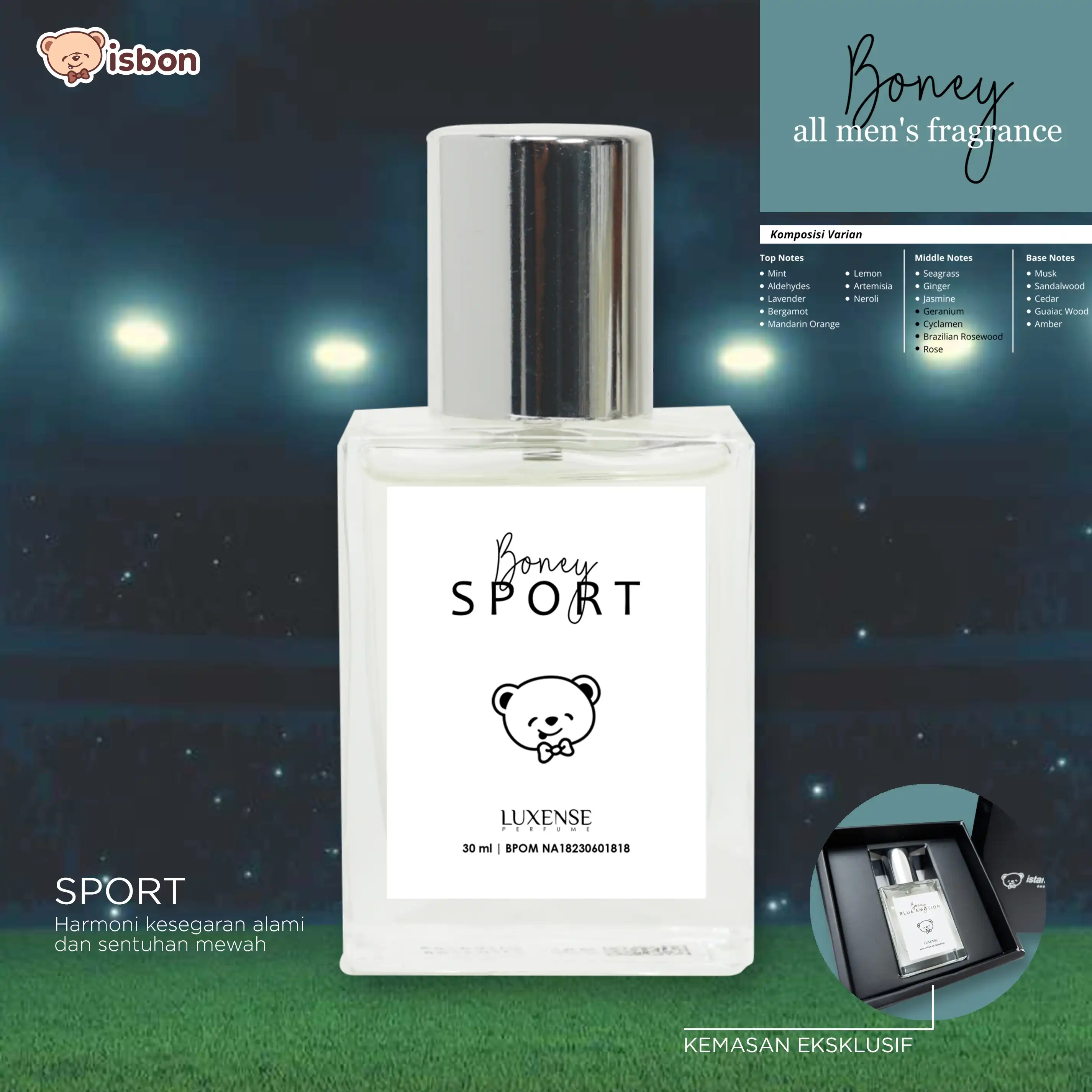 ISTANA BONEKA Parfum Boney SPORT Minyak Wangi Parfume