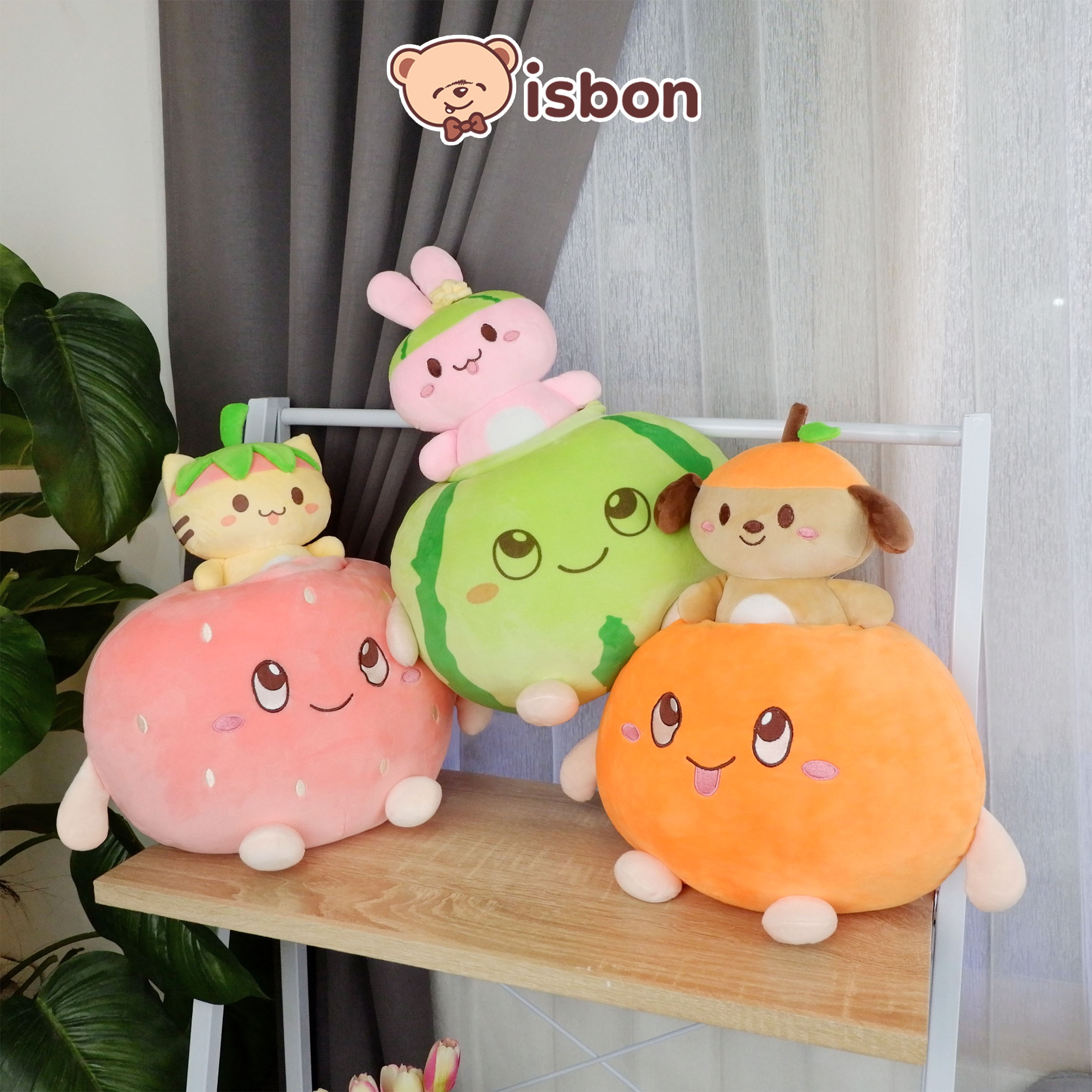 ISTANA BONEKA Buah Fruty Inside Out With Boneka Karakter Hewan Lucu Mainan Anak Lembut Halus Premium