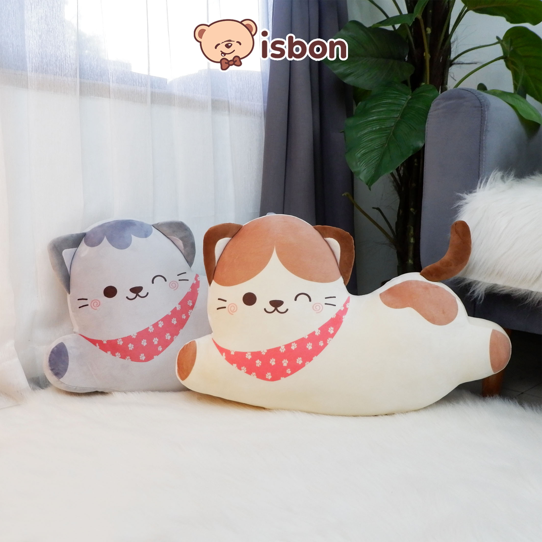 ISTANA BONEKA Bantal Kucing Loncat Jump Cat Cushion Empuk Bantal Tidur Kamar Hadiah Spesial Premium