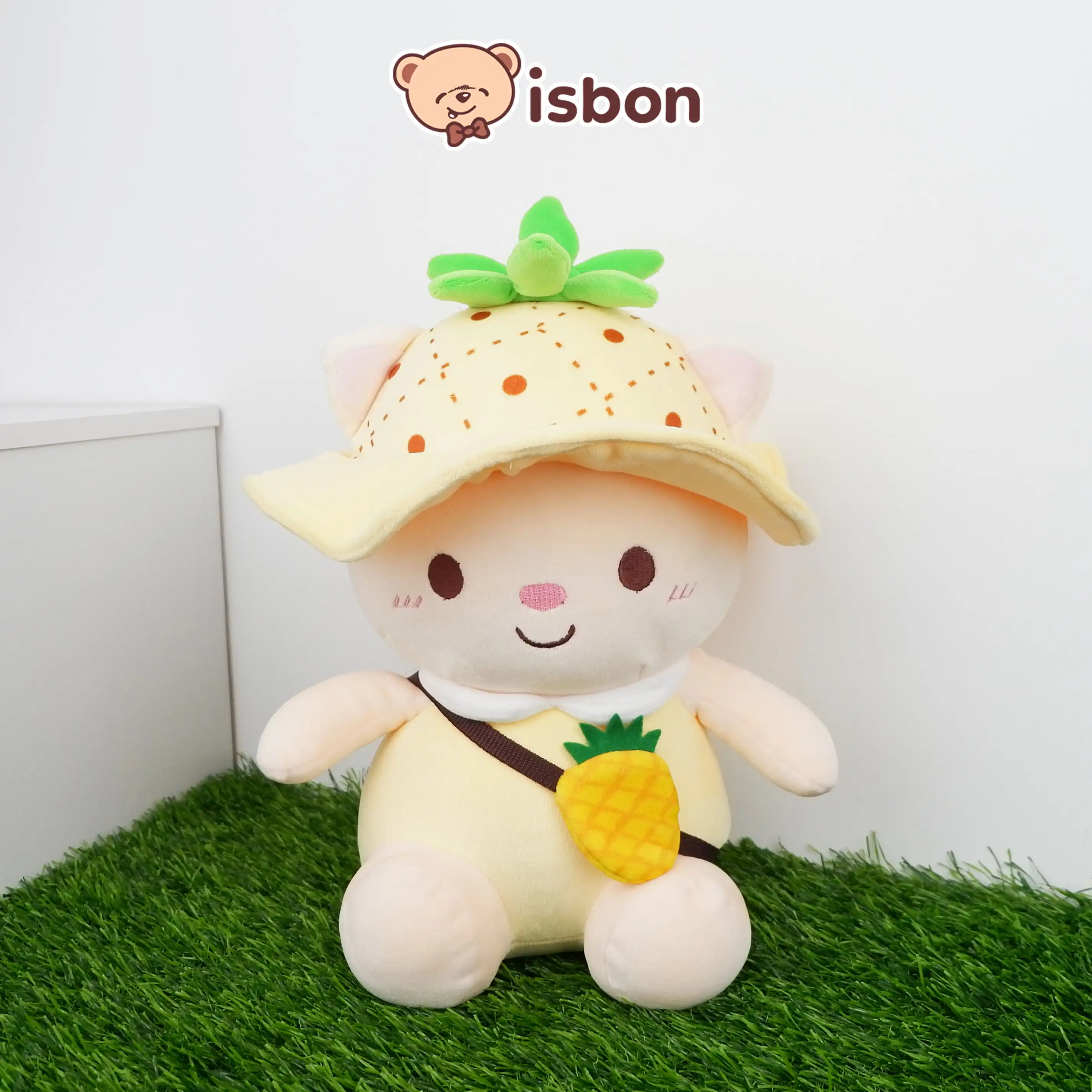 ISTANA BONEKA Kelinci Buah Sit Fruty Hat Rabbit Karakter Hewan Fruit Musim Panas Wajib Punya Bahan Non Alergi Premium