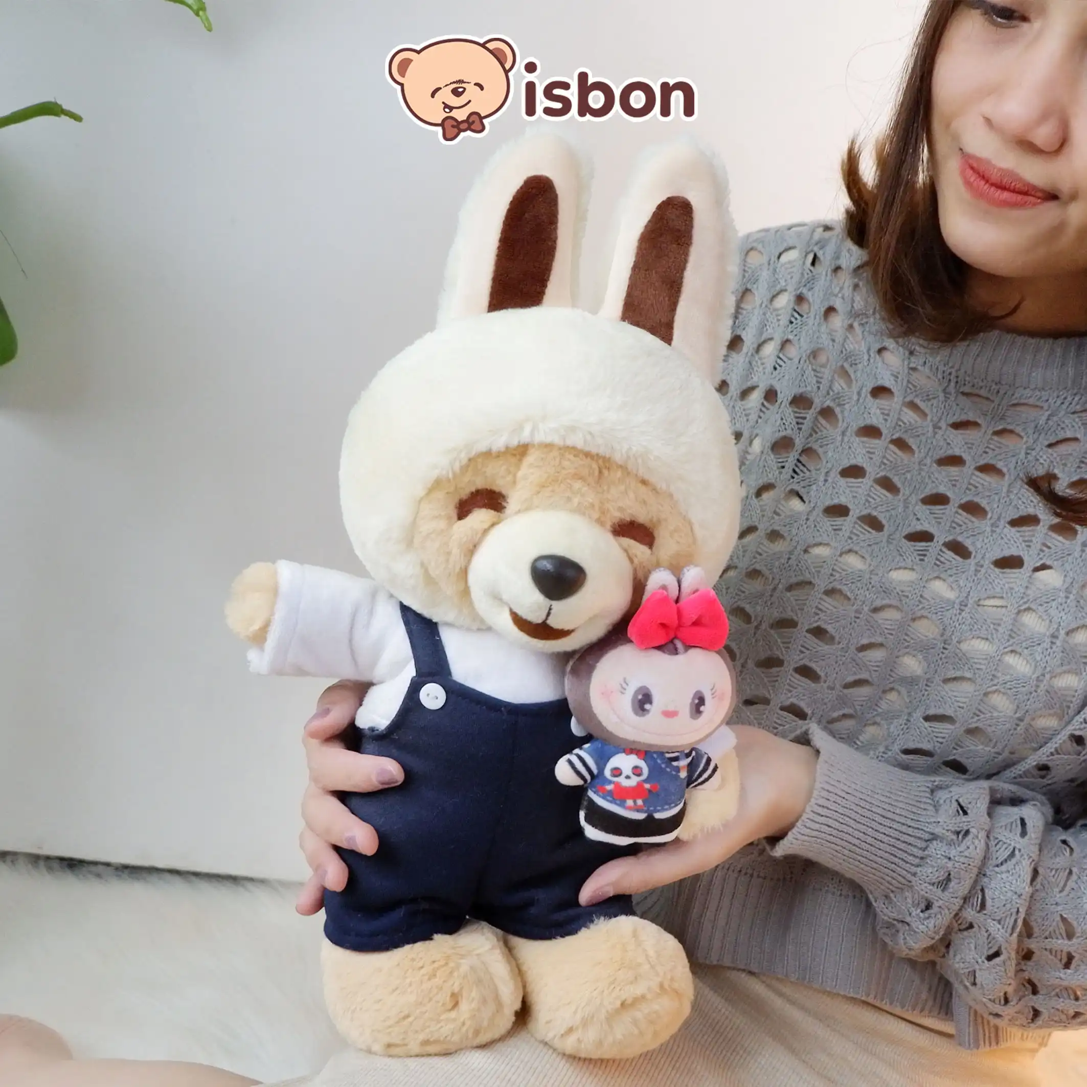 ISTANA BONEKA Boney With Lalabu Bulu Halus Mini Doll Halloween Mainan Anak Hadiah Ulang Tahun Spesial Cowok Cewek Non Alergi Premium