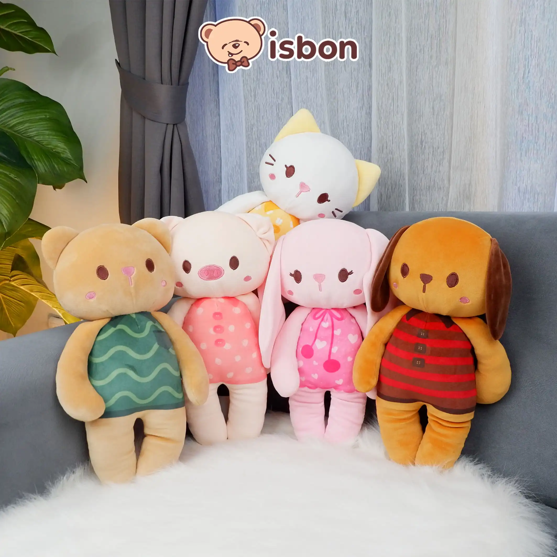 ISTANA BONEKA Cutie Pie Hewan Lucu With Baju Mainan Anak Hadiah Ulang Tahun Spesial Premium Cowok Cewek