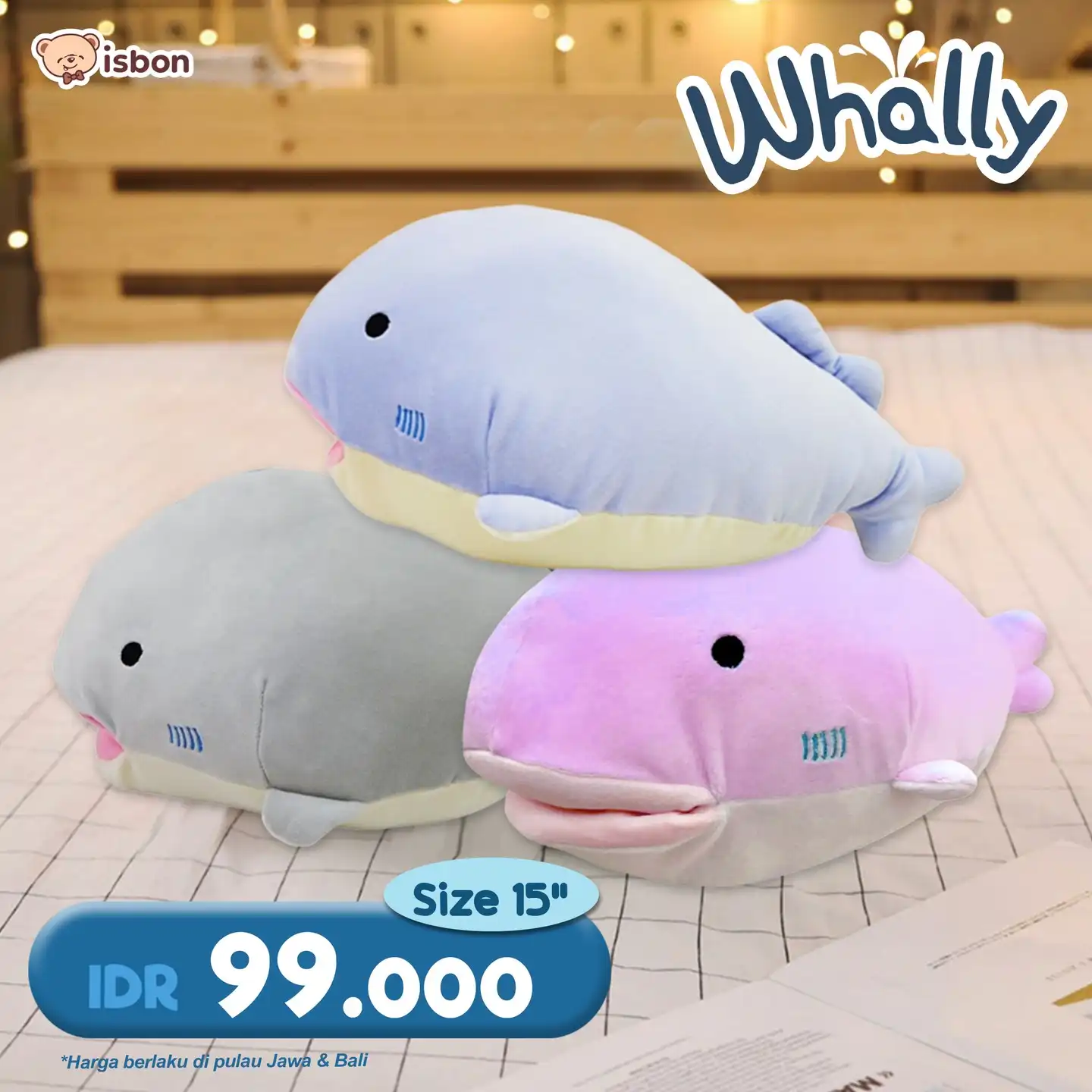 ISTANA BONEKA Ikan Paus Whally Laut