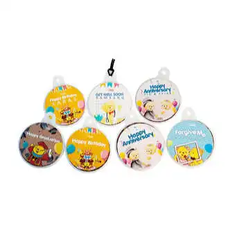 TAMBAHAN REQUEST PIN CUSTOM NAMA ID PRINTING STICKER ISTANA BONEKA
