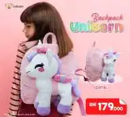 ISTANA BONEKA Tas Ransel Unicorn kuda pony