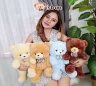 ISTANA BONEKA Beruang Chipper Bear 16inci Kecil Karakter Hewan Lucu Bulu Halus Cocok Untuk Hadiah Spesial Valentine Pacar Tersayang Teddy