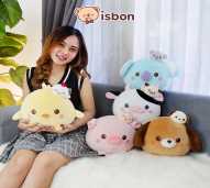 ISTANA BONEKA Bulat Cute Plus Hewan Bundar Lucu Kepala Kecil Imut Mainan Anak Ulang Tahun Hadiah Spesial Cow Chick Koala Dog