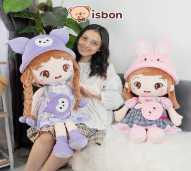 ISTANA BONEKA Cewek Floopy Schoolmate Jumbo 22in Rambut Panjang With Topi Lucu Mainan Anak Hadiah Cewek Spesial