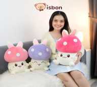 ISTANA BONEKA Jamur Mushroom Bintik Putih With Telinga Panjang Mainan Anak Hadiah Spesial Cowok