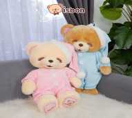 ISTANA BONEKA Boney Bonita Bed Time With Baju dan Topi Tidur Beruang Bulu Halus Lucu Lembut Premium