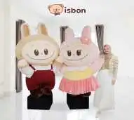 ISTANA BONEKA Kelinci Lala dan Mimi SUPER GIANT 2M With Baju Lucu Mainan Anak Hiasan Rumah Lucu Imut Halus Non Alergi Hadiah Ulang Tahun Spesial Premium