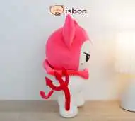 ISTANA BONEKA Red and Black Devil Angry Bertanduk Lovely Lucu